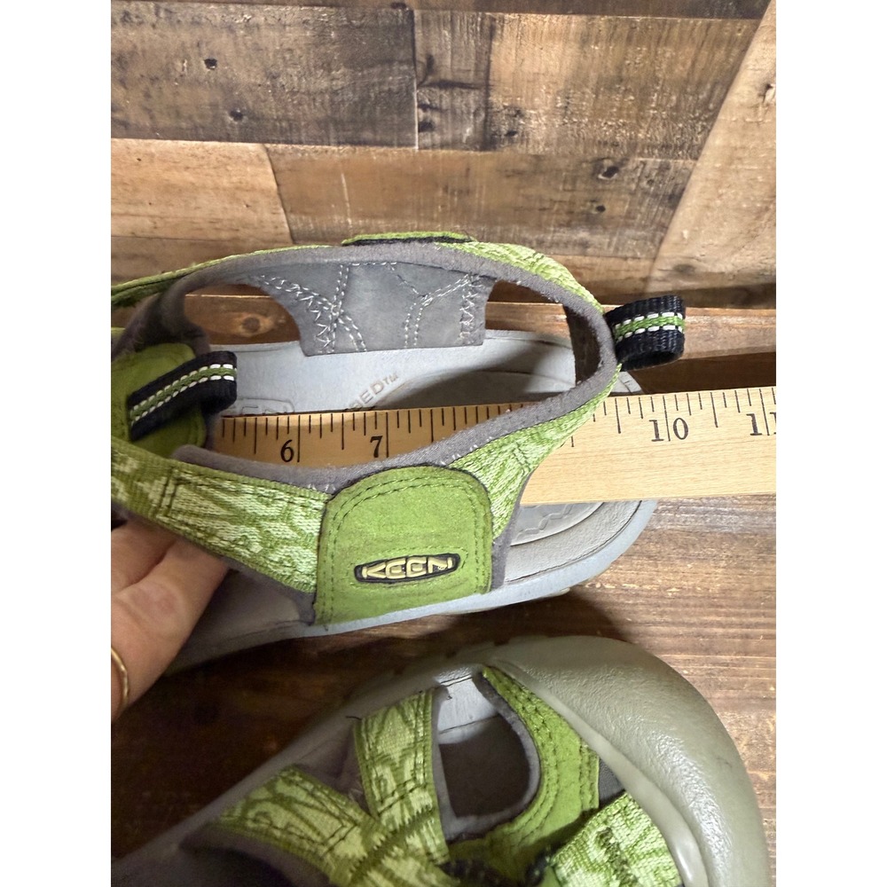 Keen Whisper Green Waterproof Hiking Sandals Womens Bungee Lace Trail Shoes 8.5 - Picture 7 of 8